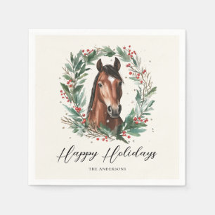 Feierliche Weihnachtsfeiertage Serviette