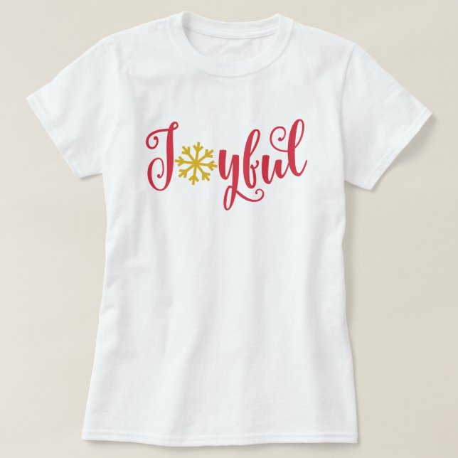 Feierliche Weihnachtsfeiertage T - Shirt (Design vorne)