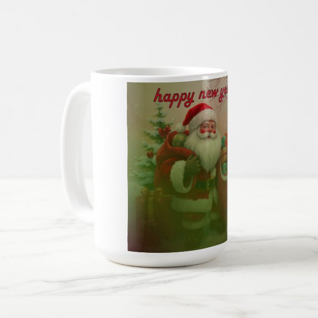 Feierliche Weihnachtsgeschenke - Chef in jedem Sip Kaffeetasse (Vorderseite Links)