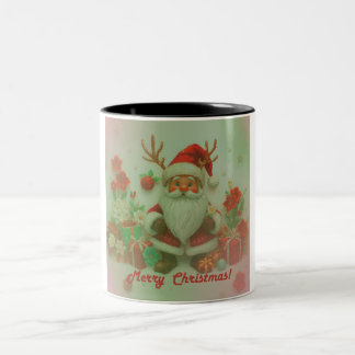 Feierliche Weihnachtsgeschenke - Chef in jedem Sip Zweifarbige Tasse