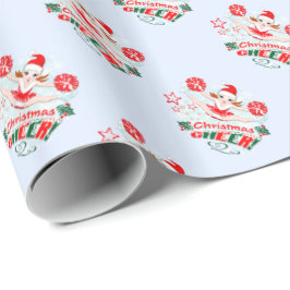 Feierlicher Cheerleader Geschenkpapier
