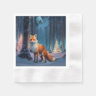 Feierlicher Fuchs Serviette