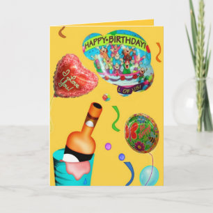 Feierlicher Geburtstag Karte