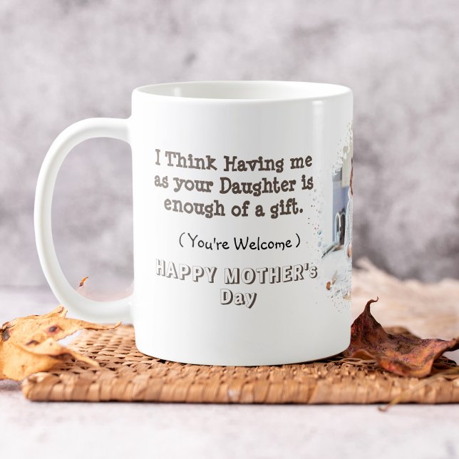 Feierlicher Muttertag von der Tochter Kaffeetasse (Von Creator hochgeladen)