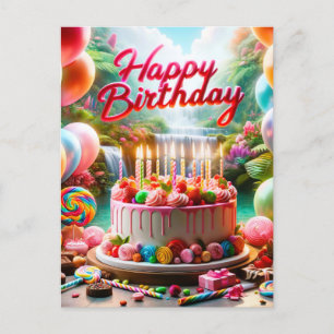 Feierlicher Spaß zum Geburtstag Postkarte