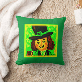 Feierlicher St. Patrick's Day. Jetzt kaufen Kissen