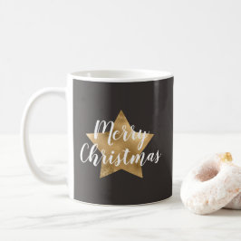 Feierlicher Star Frohe Weihnachten Kaffeetasse