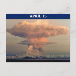 Feierlicher Steuertag für Deckung Postkarte