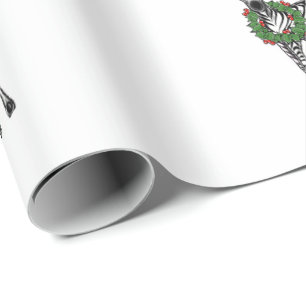 Feierlicher Urlaub Zebra mit Holocaust Geschenkpapier