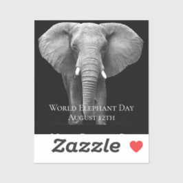 Feierlicher Weltleitentag: Majestic Design Aufkleber