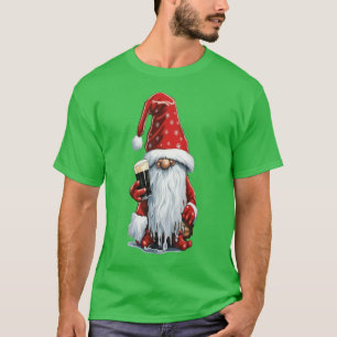 Feierliches Erscheinen mit einem Glas irischen T T-Shirt