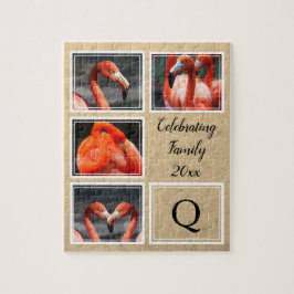 FEIERLICHES FAMILIENFoto Anpassbarer Sake Puzzle
