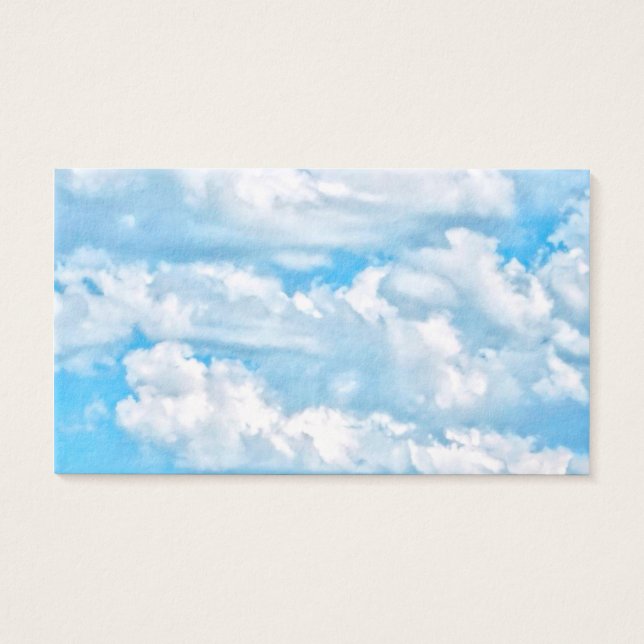 Feierliches Glück - Hintergrund sonnige Wolken (Vorderseite)