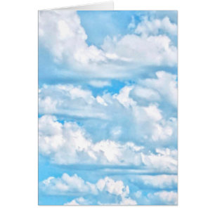 Feierliches Glück - Hintergrund sonnige Wolken