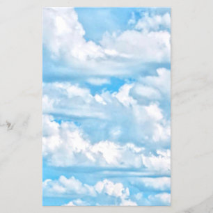 Feierliches Glück - Hintergrund sonnige Wolken Flyer