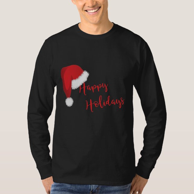 Feierliches Glück Holiday Santa Ha Colorado T-Shirt (Vorderseite)