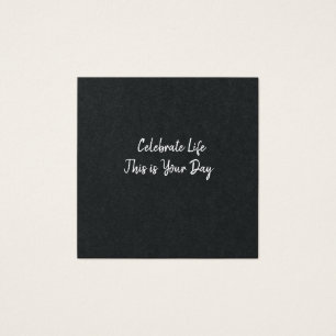 Feierliches Leben Dies ist dein Tag