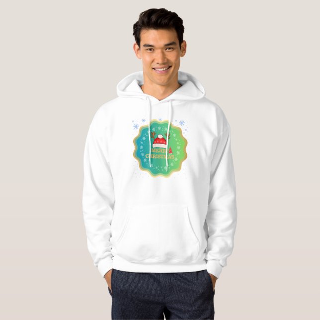 Feierliches Merry & Bright Christmas Design - Hood Hoodie (Vorne ganz)