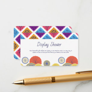 Feierliches mexikanisches Papier Lüfterkaktus Disp Begleitkarte