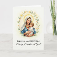 Feierlichkeit der Mutter von Maria Gottes Festtag
