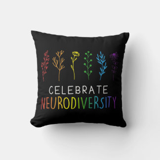 FEIERLICHKEIT NEURODIVERSITY Autismus Blume Kissen
