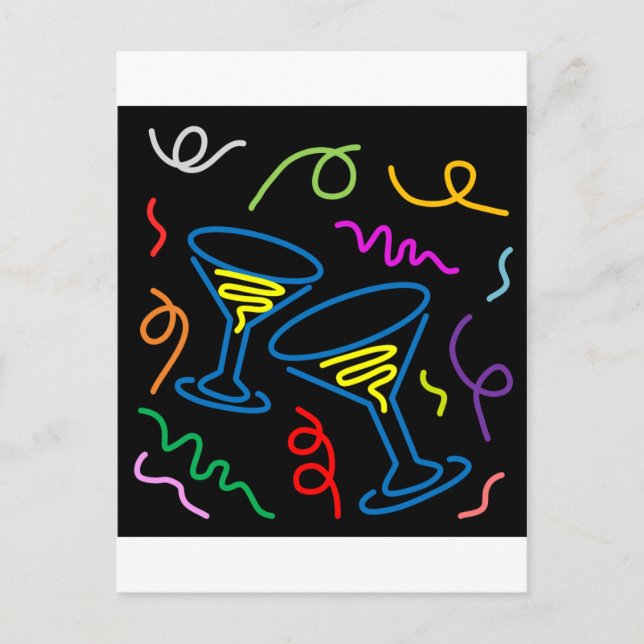 Feierlichkeit Postkarte (Vorderseite)