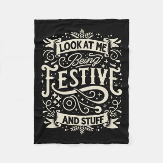 Feierlichkeit sehen, wie ich festlich bin und Stuf Fleecedecke