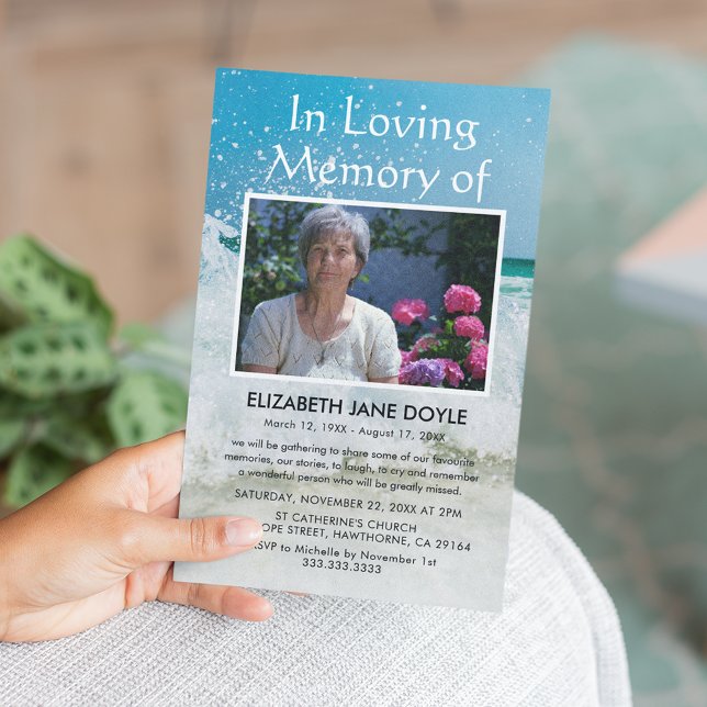 Feierlichkeiten am Strand | Beerdigung des Ozeans Einladung (Von Creator hochgeladen)