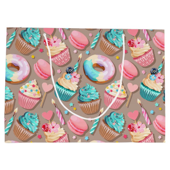 Feierlichkeiten Süßes Nachspeisen Große Geschenktüte (Rückseite)