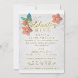 Feierlichkeiten zum Life Butterfly Luncheon Einlad Einladung