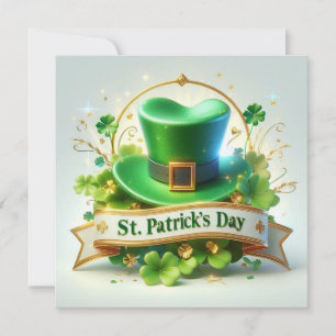 Feierlichkeiten zum St. Patrick's Day Feiertagskarte