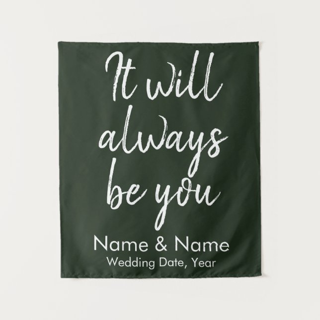 Feierlichkeiten zum Thema Hochzeiten im Land Hunte Wandteppich (Vorderseite)