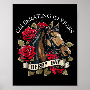 Feiern 151 Jahre Ky Derby Day Men Women Vinta Poster