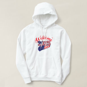 Feiern 2025 mit USA-Themed Festival Graphics Hoodie