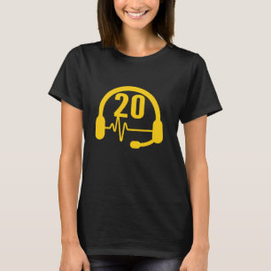 Feiern 20 Jahre als 1911-Dispatcher Thin Gol T-Shirt