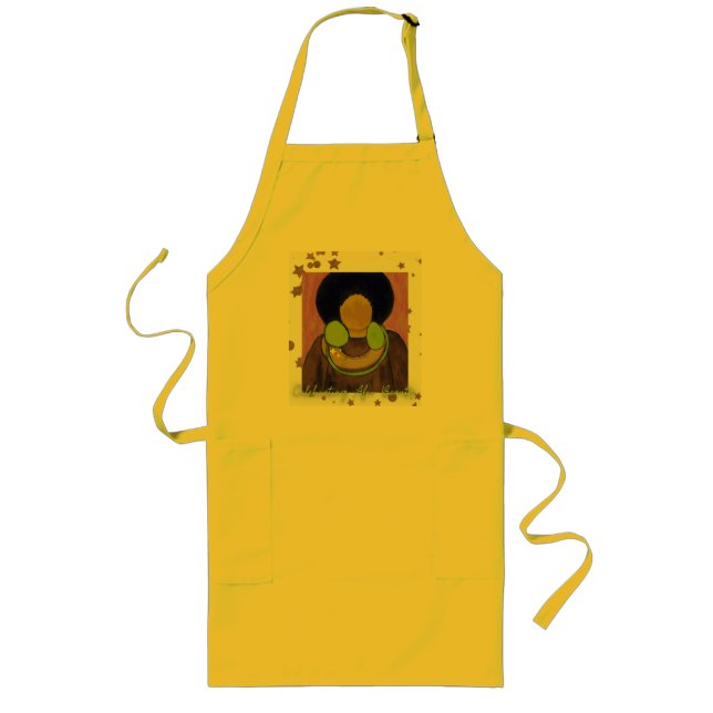 Feiern Afro Beauty Lange Schürze (Vorne)