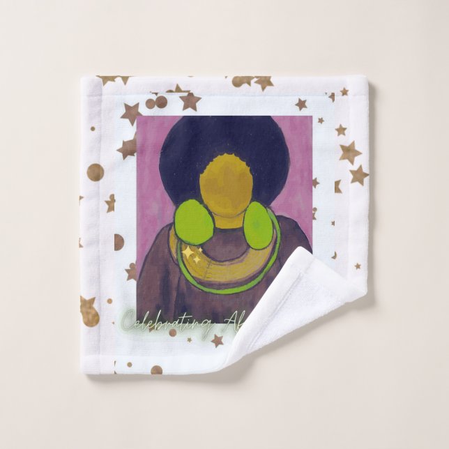Feiern Afro Beauty Waschlappen (Waschlappen)