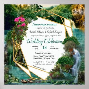 Feiern am magischen Fantasy-See Poster