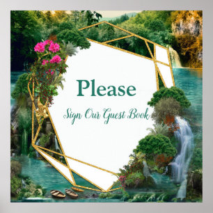 Feiern am magischen Fantasy-See Poster