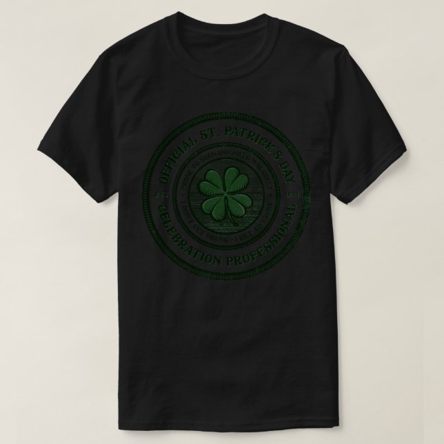 Feiern Beruflich T-Shirt (Design vorne)