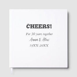 Feiern bis 30 Jahre zusammen Jubiläum geben den Na Gästebuch