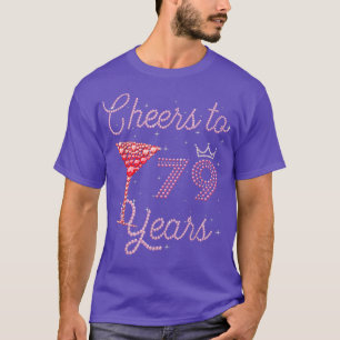 Feiern bis 79 Jahre 79. Geburtstag 79 Jahre alt Ta T-Shirt