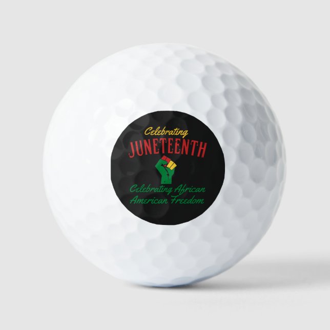 Feiern der 19. Freiheit Afrikas Golfball (Vorderseite)