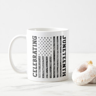 Feiern der 19. Junitagung in Bedrängnis geratenen Kaffeetasse