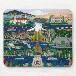 Feiern der Columbia-Schlucht Mousepad