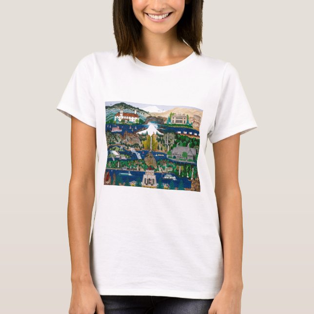Feiern der Columbia-Schlucht T-Shirt (Vorderseite)