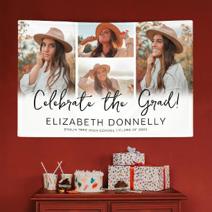 Feiern der Grad Foto Graduation Party Banner
