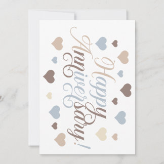 Feiern der Liebe: glücklicher Jahrestag Einladung