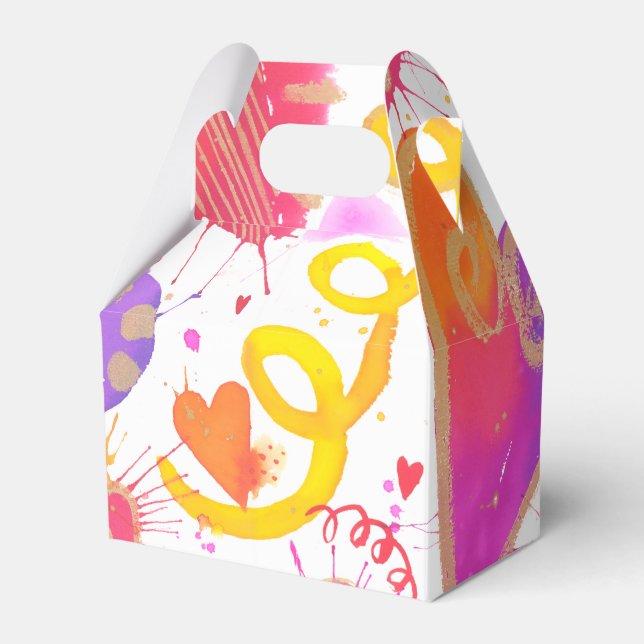 Feiern der Wasserhärten der Liebe Geschenkschachtel (Vorderseite)