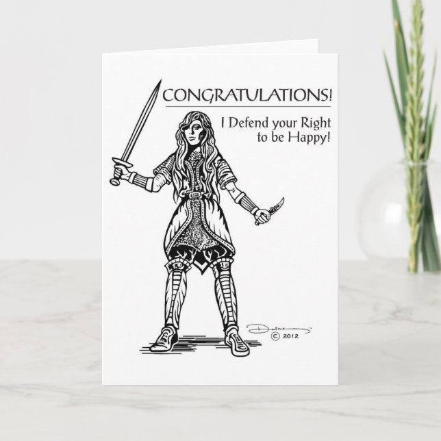 Feiern des Glückes Karte (Vorderseite)